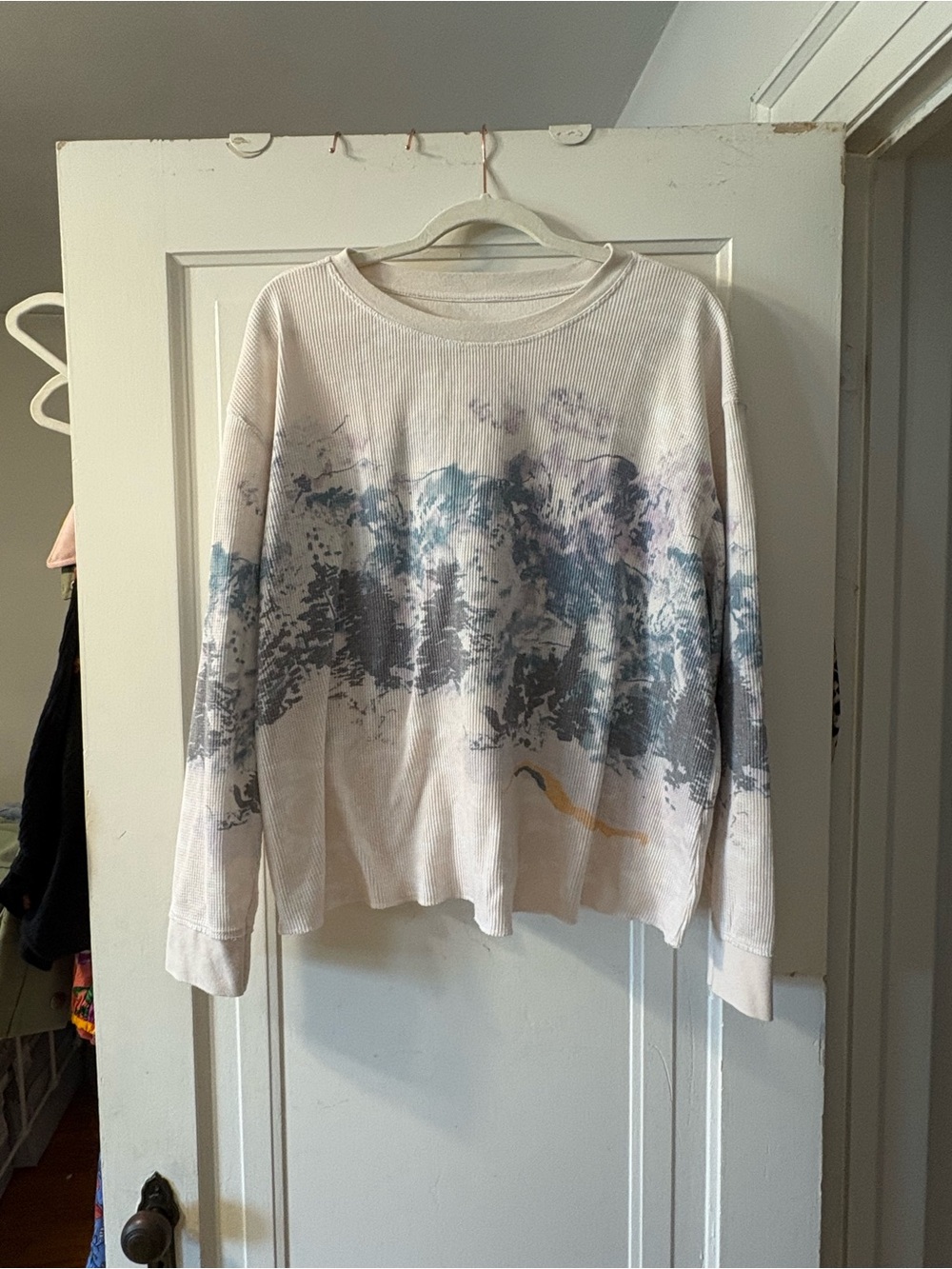 Anthropologie Waffle Knit Shirt